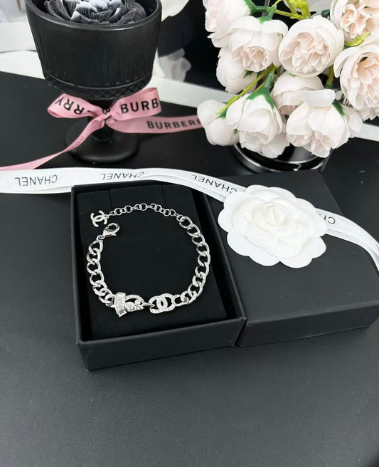 Chanel Dove Pendent Bracelet