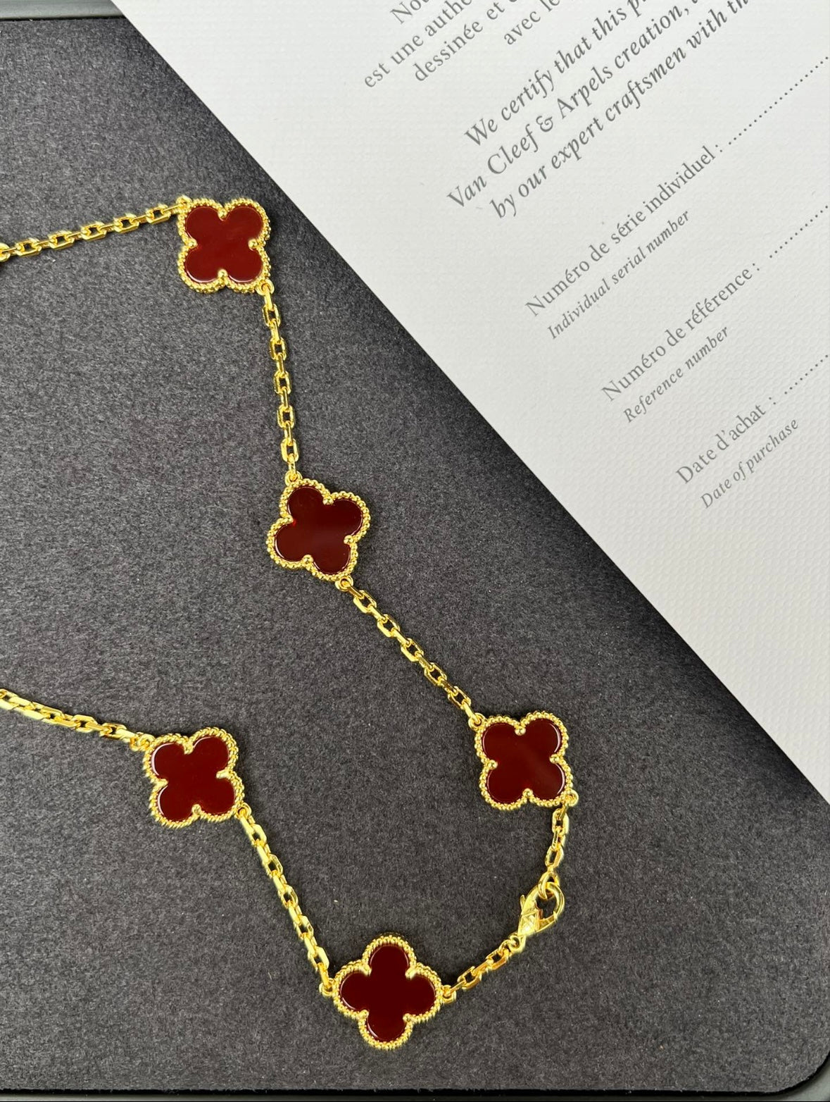 Red V. C|A Necklace