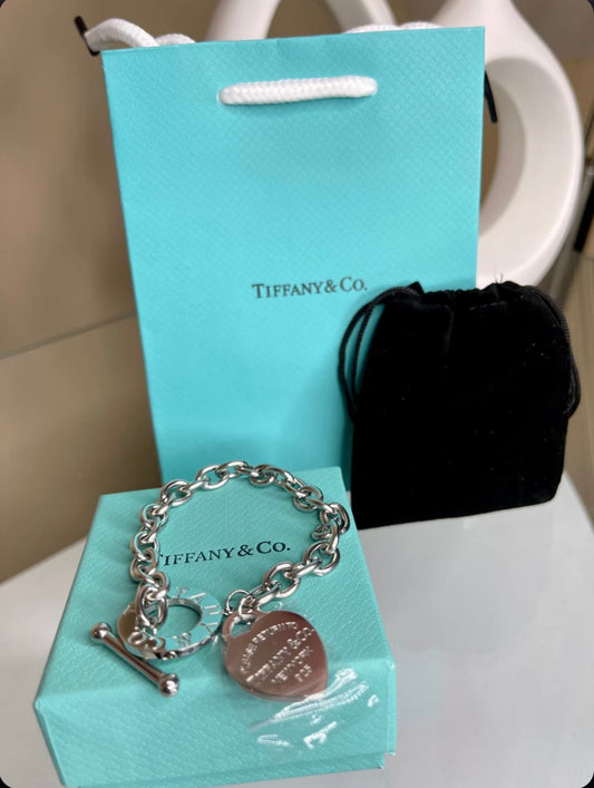 Return To Tiff Heart Bracelet