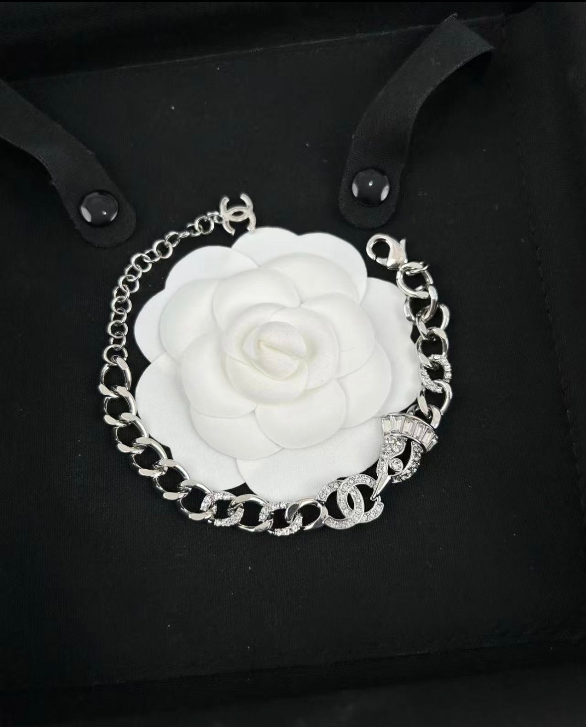 Chanel Dove Pendent Bracelet