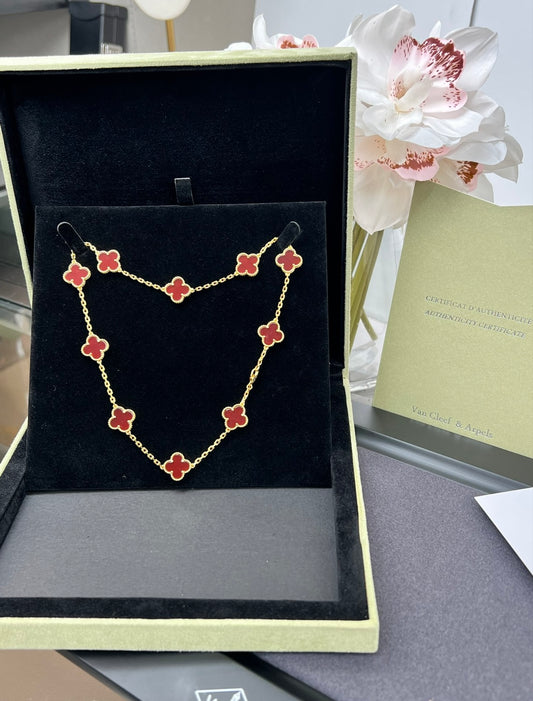 Red V. C|A Necklace