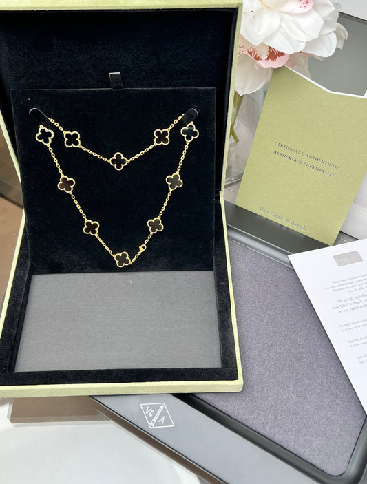 Black V. C|A Necklace